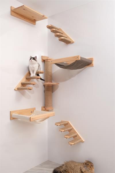 KEDİPARKUR KÖŞE TAKIMI - Duvara Monte Kedi Oyun Alanı TAKIM