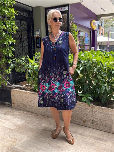 Eteği Sulu Elbise