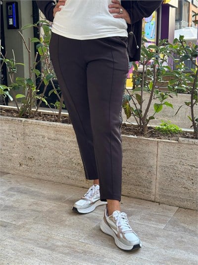 Nervur Detaylı Paraşüt Şeritli Pantolon 