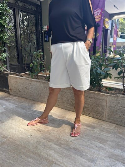 Viskon Pamuk Şort