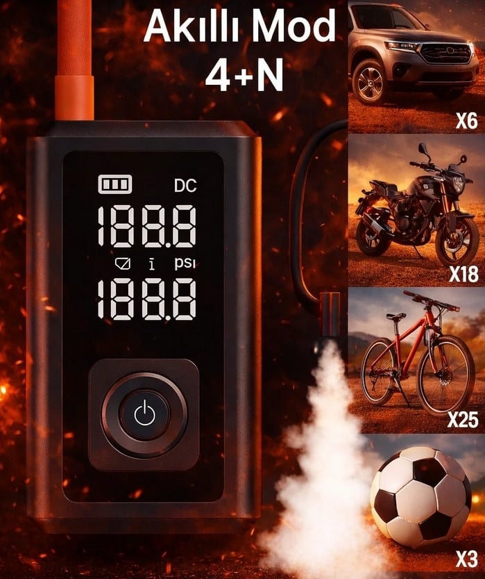 Akülü Araç Pompası Alırken Nelere Dikkat Edilmeli? 8000 mAh Neden Önemli?
