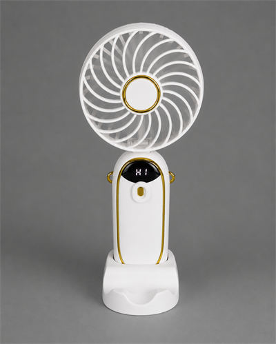 5 Kademeli Taşınabilir Mini Fan – Şarjlı, Sessiz USB Fan | Güçlü Hava Akışı, Uzun Kullanım Süresi (BEYAZ)