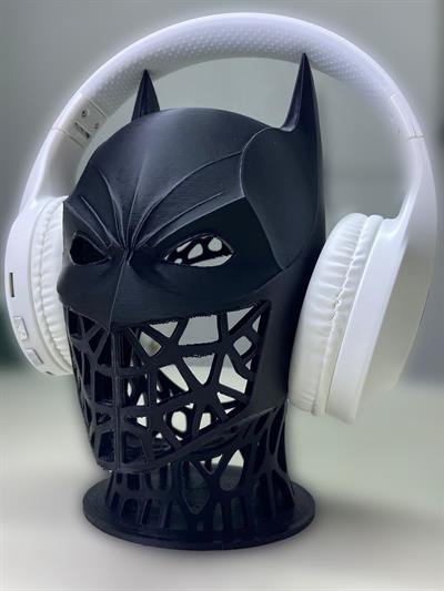 Batman Görünümlü Kafa Üstü Kulaklık Standı