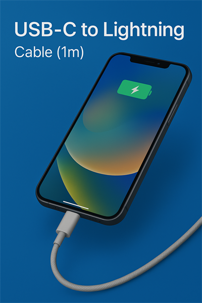 FERRO FC-17 Apple iPhone 14m Pro Max e Kadar Uyumlu Lightning Hızlı Şarj Kablosu USB C Lightning
