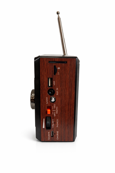 FP-811BT Nostaljik Radyo Görünümlü Fenerli Bluetooth,Hafıza Kartı,Usb Bellek,Aux Ve Radyo Destekli Hoparlör Ahşap
