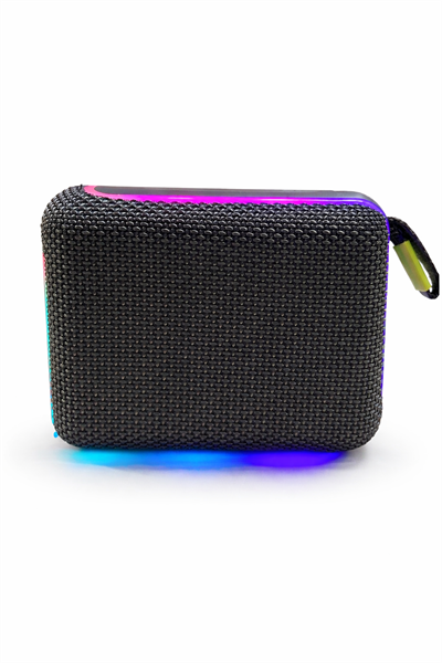 GO4 RGB Işıklı Kablosuz Bluetooth Hoparlör Gri