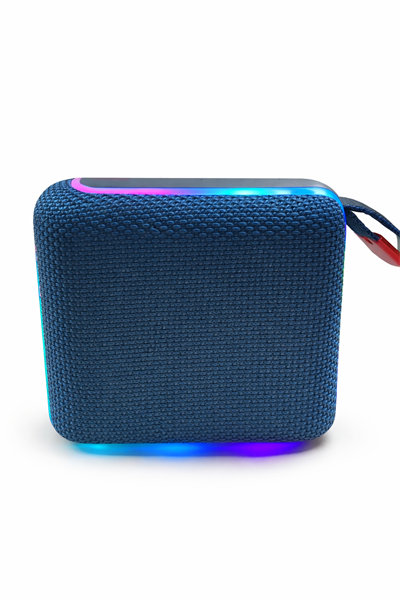 GO4 RGB Işıklı Kablosuz Bluetooth Hoparlör Mavi