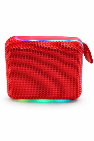 GO4 RGB Işıklı Kablosuz Bluetooth Hoparlör Kırmızı