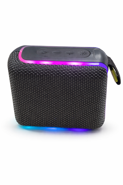 GO4 RGB Işıklı Kablosuz Bluetooth Hoparlör Gri