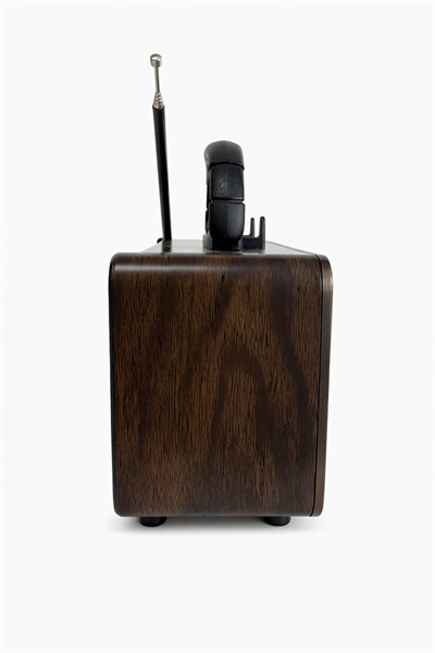 M-1232BT Nostaljik Radyo Görünümlü Bluetooth,Hafıza Kartı,Usb Bellek,Aux Ve Radyo Destekli Hoparlör Kahverengi