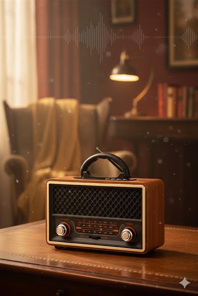 M-157BT Nostaljik Radyo Görünümlü Bluetooth,Hafıza Kartı,Usb Bellek,Aux Ve Radyo Destekli Hoparlör Gri