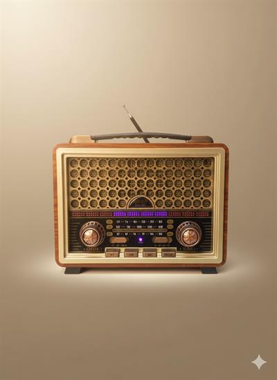 M-2013BT Nostaljik Radyo Görünümlü LED Işıklı Bluetooth,Hafıza Kartı,Usb Bellek,Aux Ve Radyo Destekli Hoparlör (SİLVER)