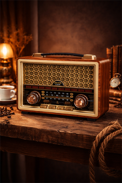 M-2013BT Nostaljik Radyo Görünümlü LED Işıklı Bluetooth,Hafıza Kartı,Usb Bellek,Aux Ve Radyo Destekli Hoparlör (SİLVER)