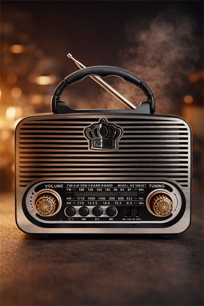 NS-8092BT Nostaljik Radyo Görünümlü Bluetooth,Hafıza Kartı,Usb Bellek,Aux Ve Radyo Destekli Hoparlör Metalik Gri