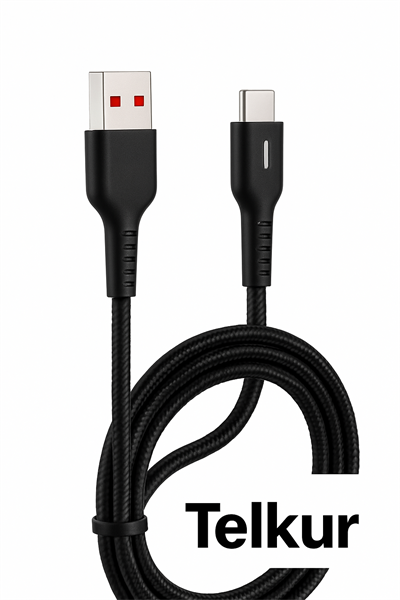 FERRO RE-095 Reshurk Type-C Hızlı Şarj - Ledli - Hasır Kablo 6.0 Amper 66W