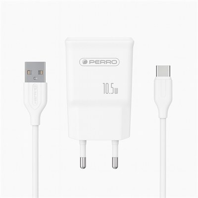 FERRO W12 Usb Çıkışlı Type-c 2.1A Şarj Seti 10.5W