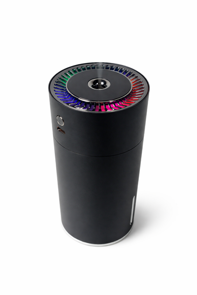 TELKUR W301 Premium Alüminyum Araç Nemlendirici ve RGB Işıklı Hava Tazeleyici Siyah