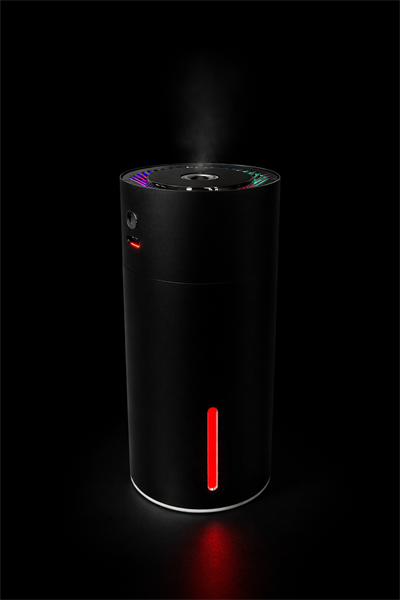 TELKUR W301 Premium Alüminyum Araç Nemlendirici ve RGB Işıklı Hava Tazeleyici Siyah