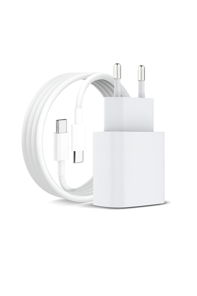 FERRO W35 Apple İPhone Tüm Serilere Uyumlu Hızlı 35w Usb-C Adaptör Başlık & Kablo