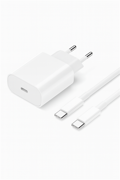 FERRO W35 Apple İPhone Tüm Serilere Uyumlu Hızlı 35w Usb-C Adaptör Başlık & Kablo