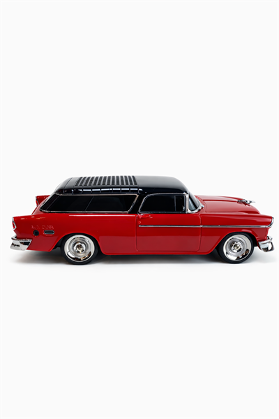 WS-1955 Nostaljik Araba Görünümlü Bluetooth,Hafıza Kartı,Usb Bellek,Aux Ve Radyo Destekli Hoparlör Kırmızı