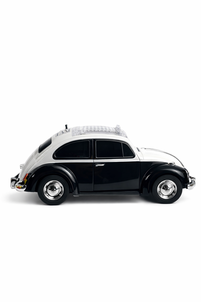 WS-1958BT Nostaljik Araba Görünümlü LED Işıklı Bluetooth,Hafıza Kartı,Usb Bellek,Aux Ve Radyo Destekli Hoparlör Siyah