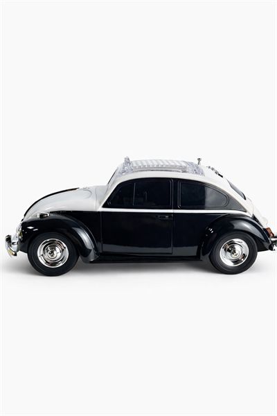 WS-1958BT Nostaljik Araba Görünümlü LED Işıklı Bluetooth,Hafıza Kartı,Usb Bellek,Aux Ve Radyo Destekli Hoparlör Siyah