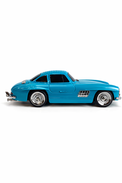WS-300SL Nostaljik Araba Görünümlü Bluetooth,Hafıza Kartı,Usb Bellek,Aux Ve Radyo Destekli Hoparlör Turkuaz