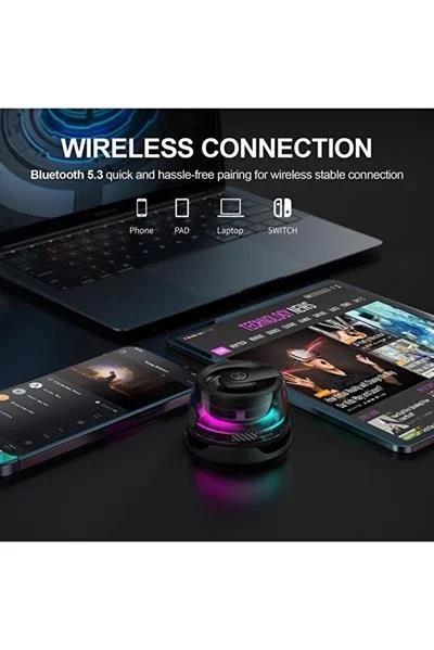 G200 Cepini Mıknatıslı Bluetooth Speaker  iPhone android Telefon standı  5W Mini RGB Siyah