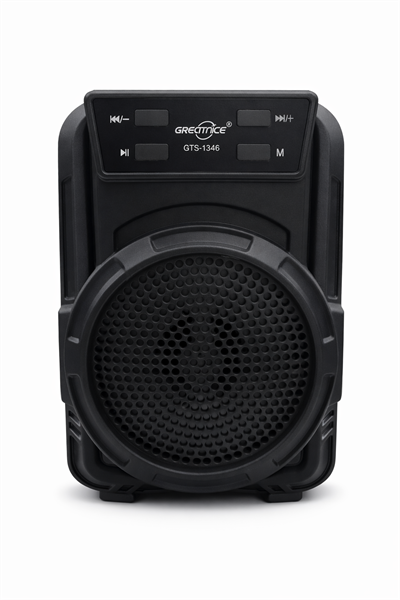 GTS-1346 LED Işıklı Mikrofonlu Bluetooth Hoparlör Siyah