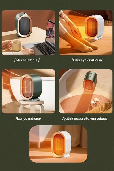 Hilda XH-1201 Mini Isıtıcı: Işıksız, Sessiz ve Güvenli Sıcaklığın Keyfini Çıkarın! (BEYAZ)