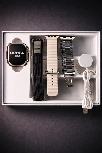 HK 10 ULTRA  3 Akıllı Saat - Nabız Ölçer, Spor Modları, Bildirim, Uzun Batarya