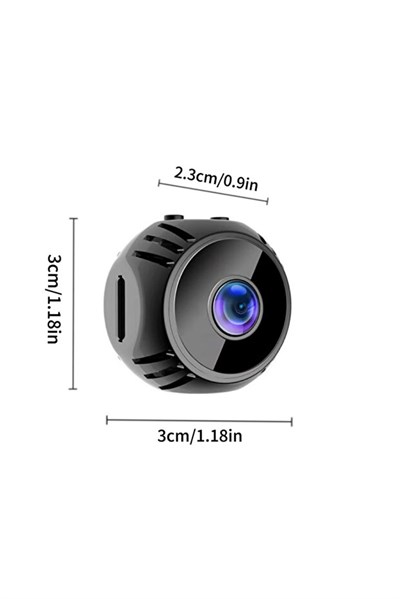 i-CAM Mini WiFi Güvenlik Kamerası – 1080P Full HD, 140° Geniş Açı, Akıllı Uzaktan İzleme
