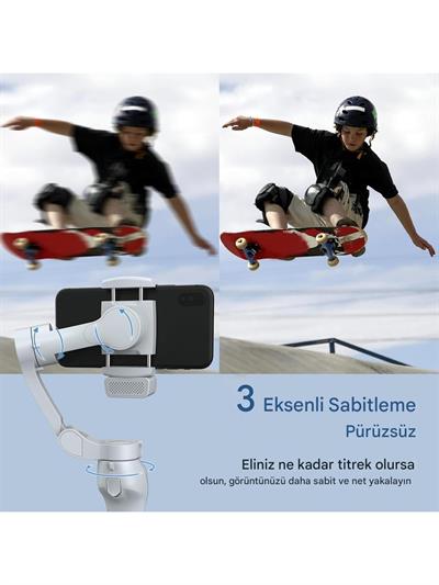 Idragon L7C Pro 3 Axis Akıllı Telefon Gimbal Sabitleyici 3 Eksenli Sabitleme Sistemi