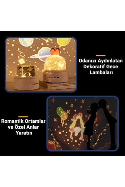 S01 Gezegen Fügürlü Gece Lambası