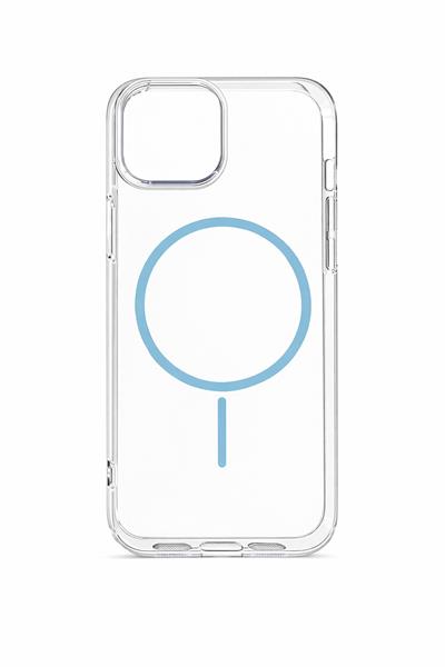 İPhone 11 Uyumlu Magsafei Renkli Sert Mika Sararmaz Kılıf Turkuaz