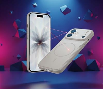İPhone 16 Uyumlu İPhone 17 Görünümlü Magsafeli Kamera Kamera Lensli Kılıf Silver