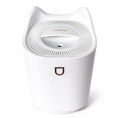 Ferro K3 Taşınabilir 2 Litre Hava Nemlendirici - Atmosfer Işıklı Ultrasonik Buhar Makinesi Beyaz