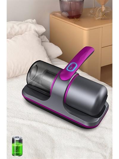 Kablosuz Mini Şarjlı Uv-C Işınlı Çarşaf - Koltuk - Tüy Temizleme El Gırgır Süpürgesi