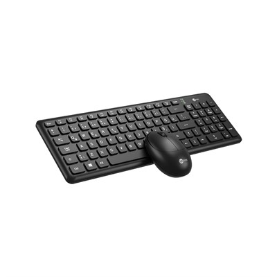 Kablosuz Türkçe Q Klavye Mouse Set – 2.4GHz USB, Sessiz Tuşlar, Ofis & Ev Kullanımı İçin Ergonomik (BEYAZ) (Lecoo KW204 )