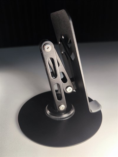 Karbon Çelik Masaüstü Telefon Standı | Katlanabilir, Kaymaz Tabanlı, Dayanıklı Gövde, Tüm Telefonlarla Uyumlu (L-015)