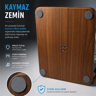 Katlanabilir Alüminyum Laptop Yükseltici Stand – 10KG Taşıma, 360° Rotasyon, Soğutmalı Masaüstü Tutucu