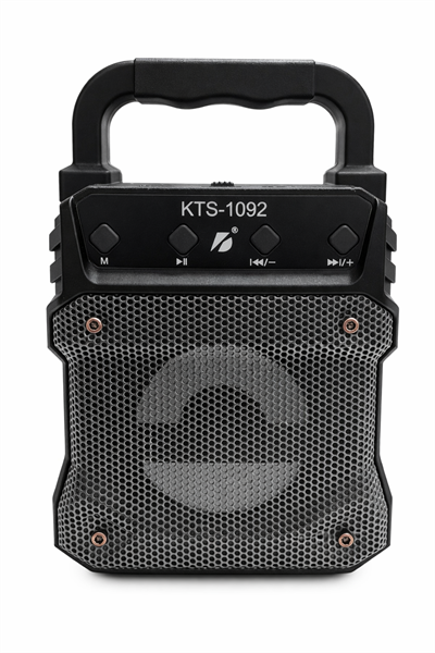 KTS-1092 RGB Işıklı Taşınabilir Bluetooth Hoparlör – Mikrofon Girişli, USB/TF/AUX Destekli Güçlü Ses Sistemi