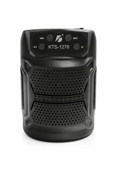 KTS-1276 RGB Işıklı Taşınabilir Bluetooth Hoparlör USB & TF Kart Destekli Güçlü Ses