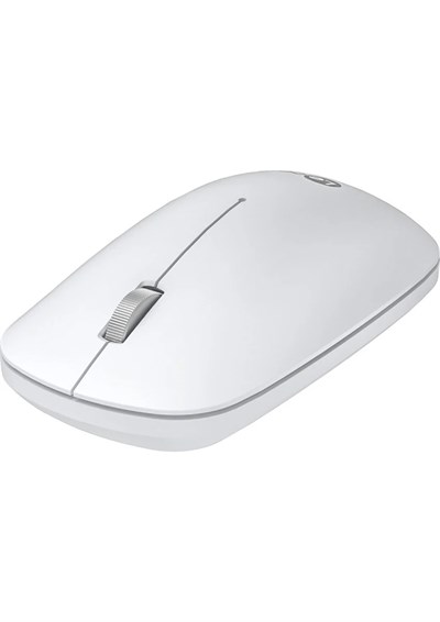 Lenovo Lecoo WS214 Sessiz Ergonomik Kablosuz Mouse – 2.4GHz Optik, USB Alıcılı, Hassas DPI, Ofis & Laptop Uyumlu (BEYAZ)