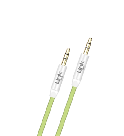 LinkTech A585 100cm Silikon 3.5mm AUX Kablo