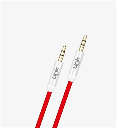 LinkTech A585 100cm Silikon 3.5mm AUX Kablo