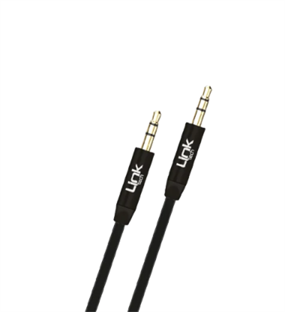 LinkTech A585 100cm Silikon 3.5mm AUX Kablo