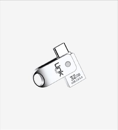 LinkTech C232 Premium Dual 30mb/s 32GB Tip-C USB OTG Flash Bellek