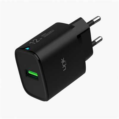 LinkTech C301 Strong 12W Micro USB Kablolu Hızlı Şarj Adaptörü Siyah